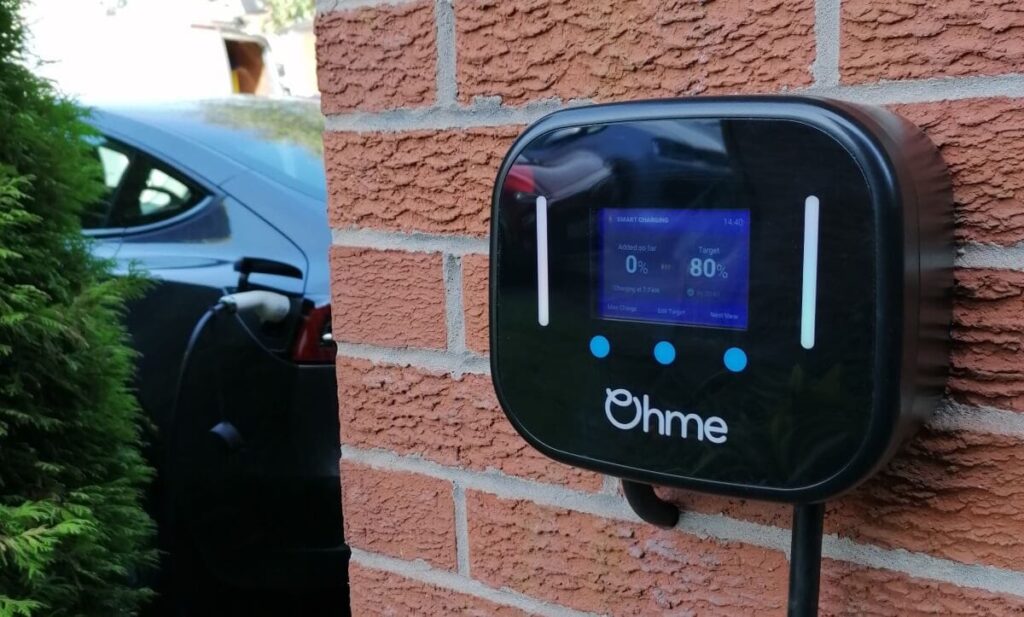 ohme home pro smart ev charger